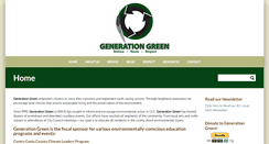 Desktop Screenshot of generationgreen.com